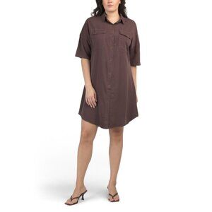 WEARABLES BY XCVI Sarsaparilla Bradford Shirt Dress